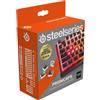 SteelSeries PrismCaps - Copritasteri a doppio tiro, in materiale termoplastico PBT resistente, compatibile con la maggior parte delle tastiere meccaniche, gambi MX - nero