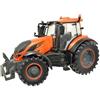 Britains Trattore da collezione Valtra T254 arancione metallizzato 1:32 per set fattoria, giocattoli per trattori compatibili con animali e giocattoli da fattoria in scala 1:32, adatto per