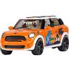 Siku 6507, Set da Assemblare Style my, MINI Countryman Summer, Auto Giocattolo, Metallo,Plastica, Arancione, Incluso Foglio con Adesivi per un Design Personalizzato, Portiere Apribili