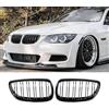 Gangying E92 E93 Griglia per BMW Serie 3 E92 E93 Coupé/Cabrio 328i 335i Facelift 2011-2013 nero lucido (non per M3)
