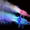 MZSX Pistola a bolle per bambini Grandi, LED illuminano la bolla, pistola a bolla, Gioco Estivo Bubble Machine, Macchina Elettrica Sparabolle Automatico Festa di Compleanno (blu)