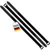 FrogJim 3x Gancio e passante 100cm con fibbia, nero, larghezza 20 mm, fascetta riutilizzabile in nylon KSE10003