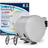 Minky VT21290100 - Filo stendibiancheria Retrattile per Esterni, 30 m (2x15m), GIARDINO, Grigio