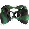 OSTENT Custodia morbida per cover in silicone per camuffamento, compatibile con Microsoft Xbox 360 - colore verde scuro