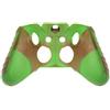 OSTENT Custodia protettiva in silicone colorato morbida compatibile con controller Microsoft Xbox One - Colore verde e marrone