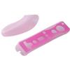 OSTENT Custodia morbida in silicone Custodia morbida compatibile con Nintendo Wii Remote Controller Nunchuk Colore rosa
