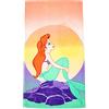 Jay Franco Disney The Little Mermaid La Sirenetta Libero Come Il Mare 86cm x 162cm Grande Asciugamano da Spiaggia in 100% Cotone/Telo Mare