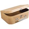 Rayher Valigia cartapesta, FSC Recycled 100%, Naturale, 24 x 16 x 8 cm