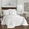 Historic Charleston Copriletto copriletto - Collezione King Charles 304,8 x 289,6 cm Dimensioni 100% Cotone Matelasse, King Size, Bianco
