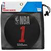 Wilson Delimitatori da Basket per Allenamenti NBA DRV Training Markers, Plastica, Nero, 5 unità
