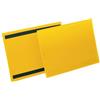 Durable Buste identificative magnetiche - A4 orizzontale - giallo - Durable - conf. 50 pezzi 1745-04