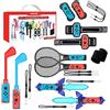 BRHE 2024 Switch Kit di accessori per Nintendo Switch - 12 in 1 Family Party Pack Set di accessori per il gioco Kit per Nintendo Switch e giochi sportivi OLED
