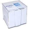 WAYTEX 931150 - Blocco note con 700 foglietti bianchi, 9 x 9 cm, con supporto in plastica trasparente