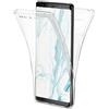 Kaliroo Cover 360-Gradi compatibile con Samsung Galaxy Note 8 Custodia, Trasparente Full-Body Case Sottile Silicone Fronte & Retro Copertura Protettiva, Guscio Integrale Resistente Protezione Schermo