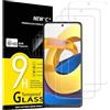 NEW'C 3 Pezzi, Vetro Temperato per Xiaomi Mi A2e, Pellicola Prottetiva Anti Graffio, Anti-Impronte, Senza Bolle, Durezza 9H, 0,33mm Ultra Trasparente, Ultra Resistente