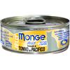 MONGE & C. SpA Monge Natural Tonno Pinne Gialle Con Salmone Cibo Umido Per Gatti Adulti 80g