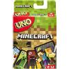 Mattel Games - UNO Versione Mincraft, Gioco di Carte per Famiglie e Bambini 7+ Anni, FPD61