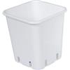 Coltivazioneindoor 6.5L - Vaso Quadro Bianco 17.5X17.5X25CM