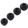 YUNIQUE GREEN-CLEAN-POWER - Set 4 Pignoni 18T 19T 20T 21T 48DP per 1:10 RC | In Metallo Resistente | Per Monster Truck/Buggy/Camion 3,175mm, Nero, RC