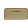 DON ALGODON Portafoglio Silvia, Portamonete Donna, Da Con Porta Carte Beige, 20x2x10 cm
