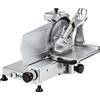 Affettatrice Verticale con lama cm. 35 per carne e salumi con carrello removibile - Voltaggio TRIFASE