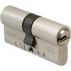 Amig - Cilindro Serratura 12382 | Sicurezza Anti-Picking e Anti-Bumping | Protezione Acciaio Inox | 5 Chiavi Incluse | Per Porte in Legno, Multicolore, Acciaio Inossidabile
