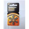 Duracell zinco-aria batterie a bottone , 312 / A312 / PR41, 1.4V - 6 pezzi
