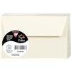 Clairefontaine 56050C - Pacco da 20 Buste autoadesive - Formato 9x14cm - 120g/m² - Colore Bianco naturale -Inviti eventi e corrispondenza - Gamma Pollen - Carta Premium