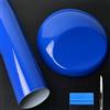 NewL Bolla autoadesiva del rilascio dell'aria del vinile di colore blu lucido - valutata all'aperto per uso automobilistico