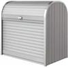 Biohort Baule da esterno a serrande impermeabile biohort storemax 120 in acciaio zincato argento metallizzato 740 lt 117x73x109 cm - cod. 72060