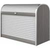Biohort Baule da esterno a serrande impermeabile biohort storemax 160 in acciaio zincato grigio quarzo metallizzato 1200 lt 163x78x120 cm - cod. 70010
