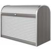 Biohort Baule da esterno a serrande impermeabile biohort storemax 190 in acciaio zincato grigio quarzo metallizzato 2080 lt 190x97x136 cm - cod. 70020