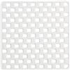 Sealskin Safira Tappetino Antiscivolodi Sicurezza, Gomma, Bianco, 50 x 0.9 x 50 cm