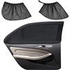 Wuzdy 4 Pezzi Finestrini Laterali Parasole, Vetri Auto Block Raggi UV, Universali Tendina Oscuranti Vetri Auto, Tende Oscuranti Vetri Auto, Per Finestrini Auto, Auto, Viaggi