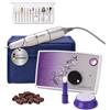 Promed the file 1130 Kit di frese elettrica professionale per manicure pedicure, 18 componenti, 30.000 r/min, Viola