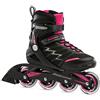 Rollerblade Advantage PRO XT Women's Adult Fitness Inline Skate, Pattini in Linea Donna, Nero/Rosa, 8 UK