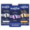 Caffè Borbone Kit Degustazione 90 Capsule ALLUMINIO: 30 Mia Napoli, 30 Ciao Venezia, 30 Magica Palermo, (3 confezioni da 30), Compatibili con le Macchine ad uso domestico Nespresso®*