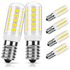 DiCUNO Dimmerabile lampadina LED E14, Lampadina LED con base a vite piccola per cappa e frigorifero, Bianco freddo 6000K, 2,5W equivalente a lampade alogene da 30W, 300LM, 6 pezzi