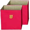 Phoenix Set Contenitore Organizzazione Spazi Cubi Contenitori 2 Pz. Caro Fucsia