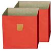 Phoenix Phönix Stor It-Aufbewahrungsbox 2Er Set, Arancione, Passend Zu Allen Prana Regalen Scatola portaoggetti Stor'It in Un Set di 2 Ripiani Caro, 34 x 34 x 34 cm, Tessuto, 2 unità