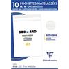 Clairefontaine 7356C - Confezione da 10 buste Bianche imbottite di Pluriball 300x440 mm - 90g/m²