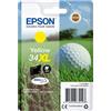 Epson Cartuccia Originale Inkjet XL Giallo per Stampante Epson WF-3720DWF / WF-3725DWF Pallina Golf - C13T34744020 34XL