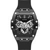 GUESS US - Orologio multifunzione nero e argento, uno, Nero, one, GW0203G3-AMZUK