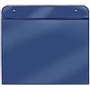 VELOFLEX - Buste magnetiche A5 orizzontali in PVC, blu, 20 pezzi | Banda magnetica sul retro, pellicola in PVC morbido leggibile da scanner, 2 forature, Made in Germany