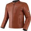 SHIMA HUNTER Giacca Moto Uomo- Giubbotto moto uomo in pelle A+ vintage ventilato con protezioni CE per schiena(Model 2022, Marrone chiaro, XL)