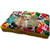 LolaPix Cuccia Cane Interno. Cuccia Gatto. Personalizzato con Nome/Foto. Tutte le Taglie Grande/Medio/Piccolo. Sfoderabile e Lavabile. Diversi Modelli. FIORI FOTO