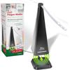 GARDIGO® Repellente Mosche Professionale con Base Ricarica USB | Scacciamosche Cibo per Casa, Giardino, Ristorante, Catering | Ventilatore da Tavolo Anti Mosche Esterno, Interno | Anti Moscerini