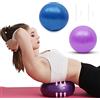 KYYLZ 2 PCS Yoga Pilates Mini Palla da Esercizio, ginnastica,17-25cm Yoga Fitness Ball,Palla Pilates Piccola Ginnastica,per Esercizi Addominali e Spalla Esercizi di Riabilitazione,Blu e Viola