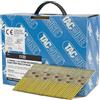 Tacwise 1122 Chiodi Inclinati a 34° 3,1/90 mm, Confezione da 2200 | Zincati Extra con Testa a 'D', Gambo Liscio, Fascicolati con Carta