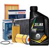 BOSCH Kit tagliando filtri completo + olio motore per FIAT PANDA